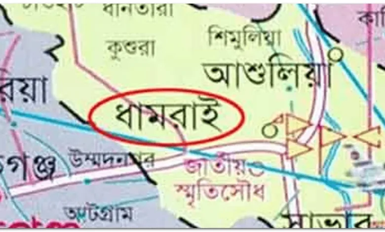 ধামরাইয়ে ঝোপের ভেতর থেকে এক নবজাতককে উদ্ধার