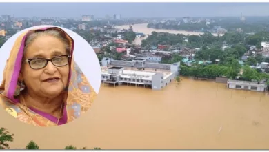 সিলেট ও নেত্রকোনা জেলার বন্যা কবলিত এলাকা পরিদর্শনে প্রধানমন্ত্রী