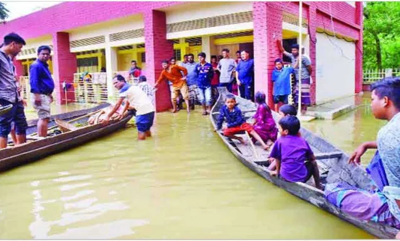 সিলেটে সোমবার থেকে বন্যার পানি নেমে পরিস্থিতির উন্নতি হতে পারে