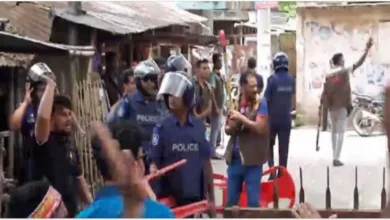 মাগুরায় বিএনপির সমাবেশে আওয়ামী লীগের হামলা ও অস্ত্রের মহড়া