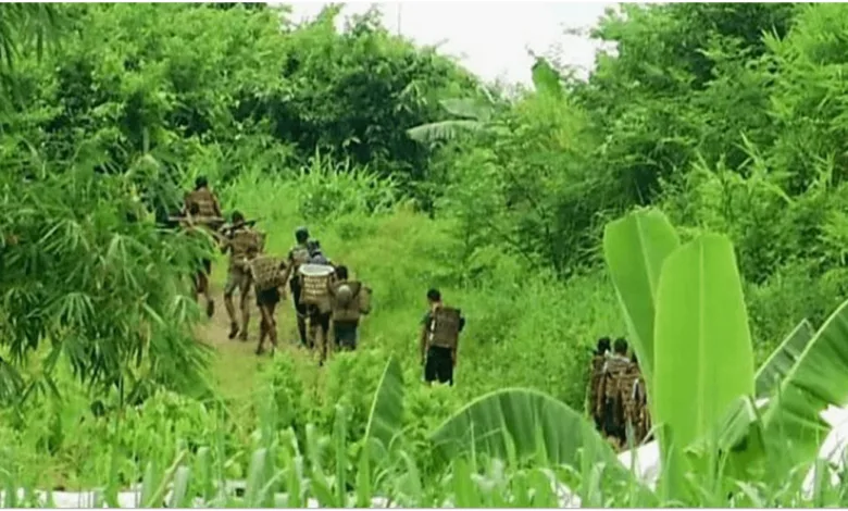 বান্দরবানের সীমান্তের ওপারে মিয়ানমারে আবার গোলাগুলি শুরু