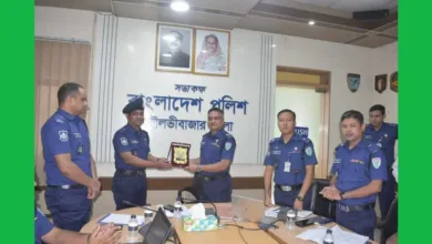 মৌলভীবাজার জেলা পুলিশের মাসিক কল্যাণ সভা ও অপরাধ সভা অনুষ্টিত।