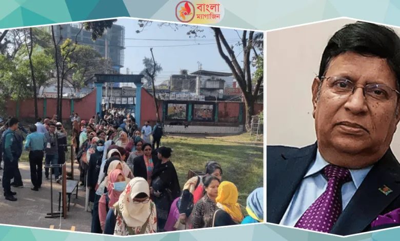 পররাষ্ট্রমন্ত্রীর কেন্দ্রে ‘ডামি ভোটারের’ লাইন ছিলো