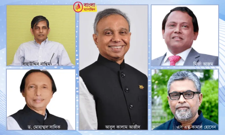 শিগগির মন্ত্রিসভার সম্প্রসারণ নতুন যারা যুক্ত হচ্ছেন