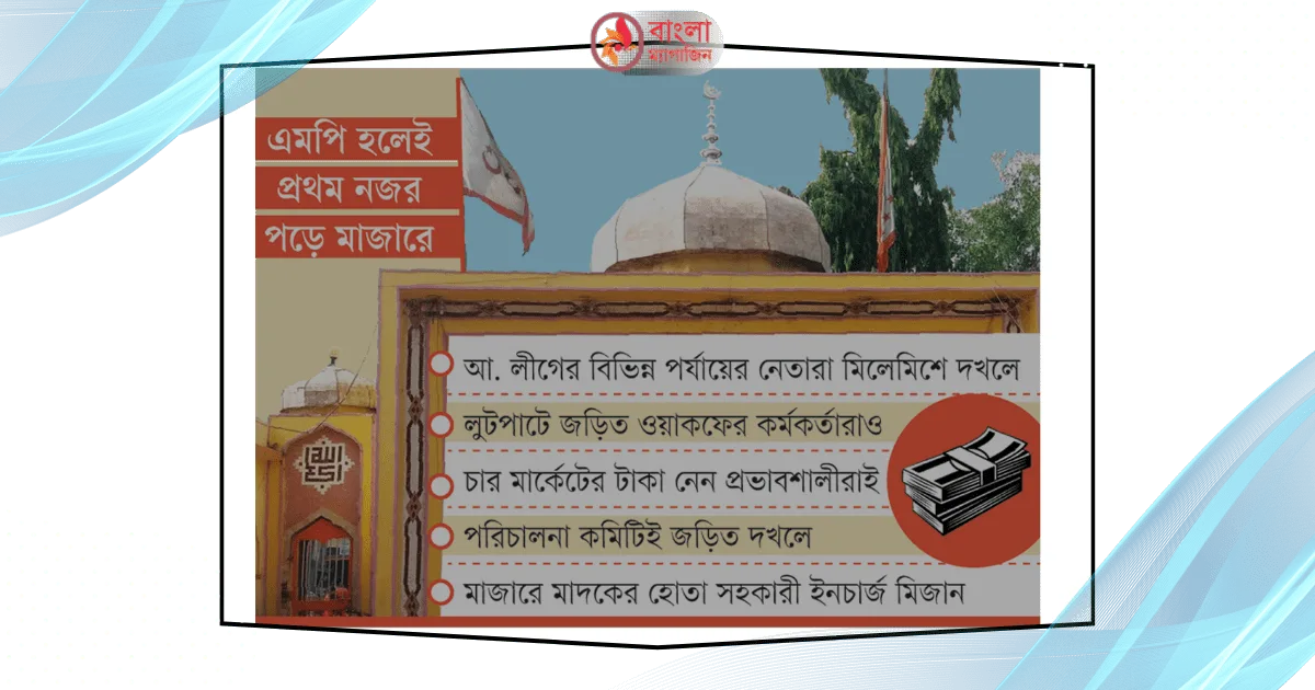 হাজার কোটির শাহ আলীর মাজারে প্রভাবশালীদের লুটপাট